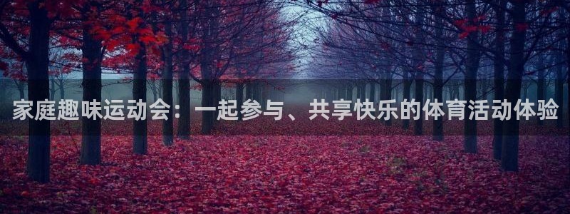 火凤体育NBA：家庭趣味运动会：一起参与、共享快乐的体育活动体验