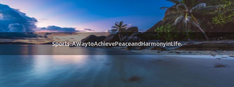 火凤体育回放：Sports:AWaytoAchievePeaceandHarmonyinLife.