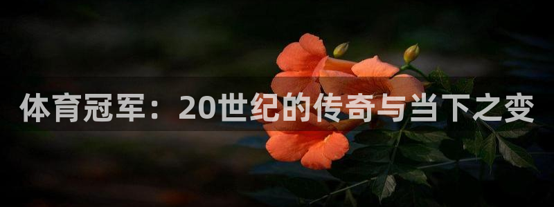 火凤体育v1211.官网打开游戏.org/：体育冠军：20世纪的传奇与当下之变